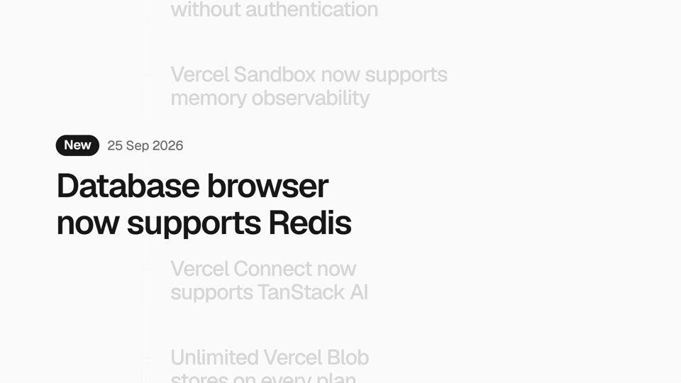 Changelog Drop, made for Vercel